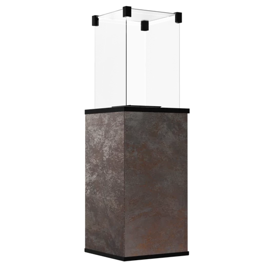 PATIO MINI TERASZMELEGÍTŐ Oxide Nero KŐ ELŐLAPPAL MANUÁLIS