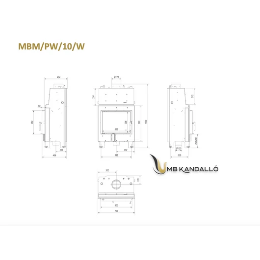 MBM 10 VÍZTERES LEMEZKANDALLÓ