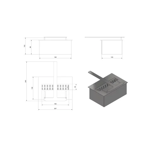 KRATKI BIOETANOL TARTÁLY S II. KANDALLÓBETÉTEKHEZ