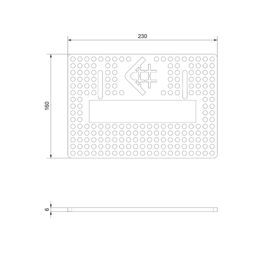 KRATKI ACÉL ROSTÉLY XS TARTÁLYHOZ