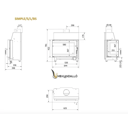 SIMPLE LEMEZ BALOS EGYBENYÍLÓ