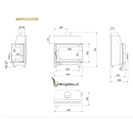 SIMPLE LEMEZ JOBBOS EGYBENYÍLÓ