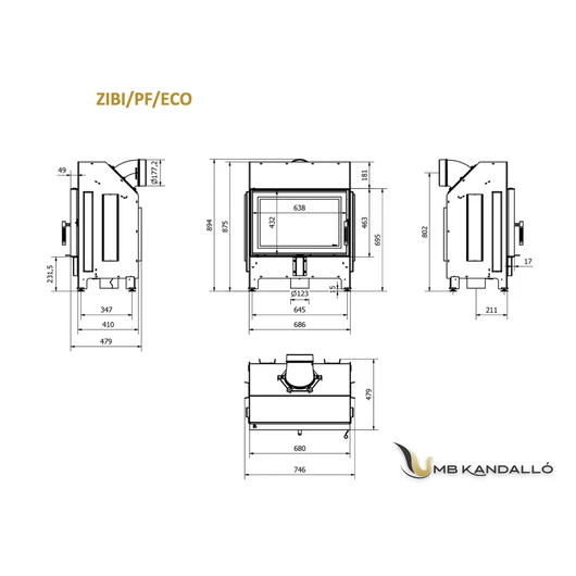 KRATKI ZIBI ECO SÍKÜVEGES