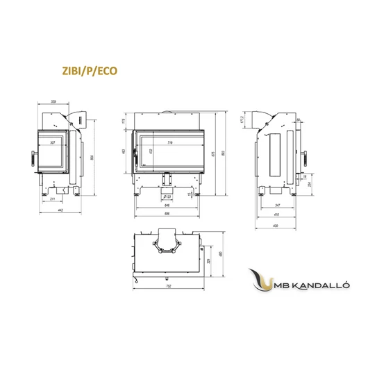 KRATKI ZIBI ECO JOBBOS EGYBENYÍLÓ 