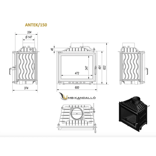 KRATKI ANTEK 150 
