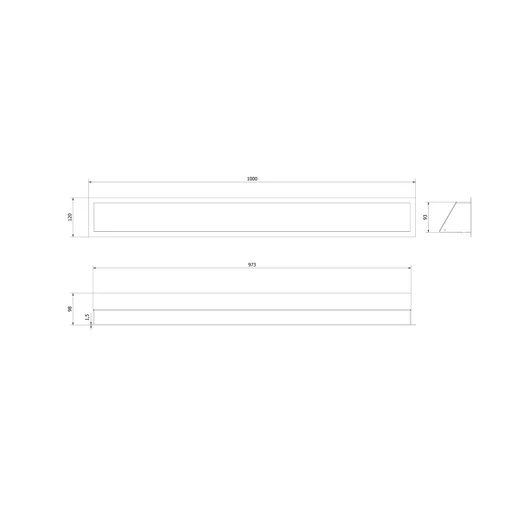 MINIMAL SAROK SZELLŐZŐRÁCS FEKETE 12/100