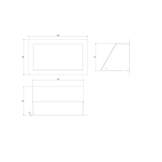 MINIMAL SAROK SZELLŐZŐRÁCS FEKETE 12/20