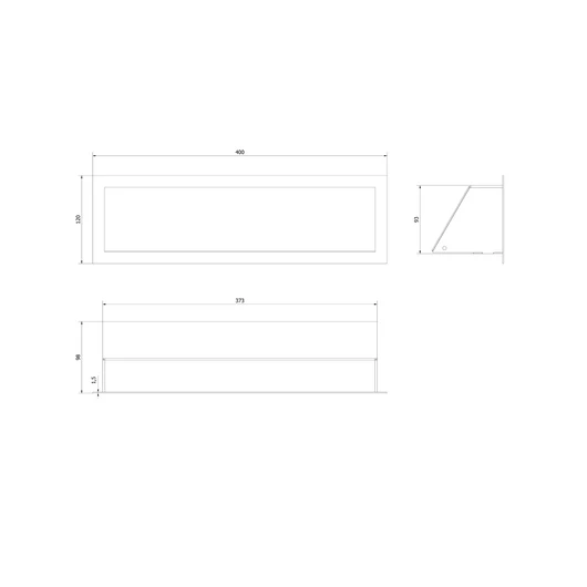 MINIMAL SAROK SZELLŐZŐRÁCS FEKETE 12/40