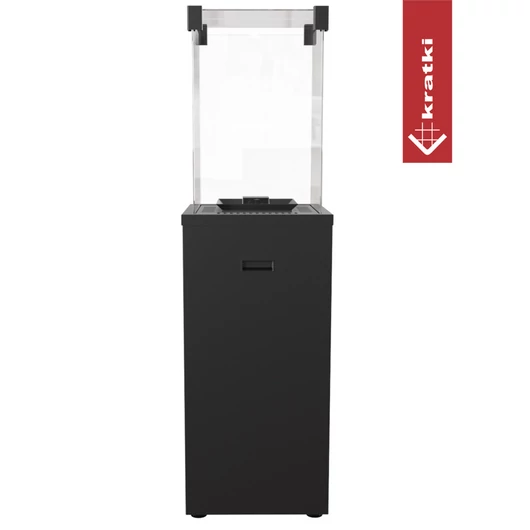 PATIO SLIM TERASZMELEGÍTŐ FEKETE MANUÁLIS VEZÉRLÉS 8,2 kW