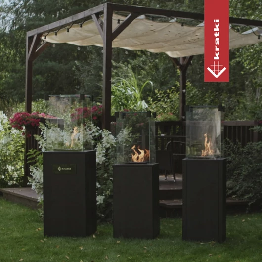 PATIO SLIM TERASZMELEGÍTŐ FEKETE MANUÁLIS VEZÉRLÉS 8,2 kW