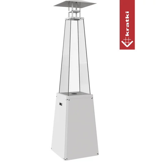 UMBRELLA KERET NÉLKÜLI TERASZMELEGÍTŐ FEHÉR