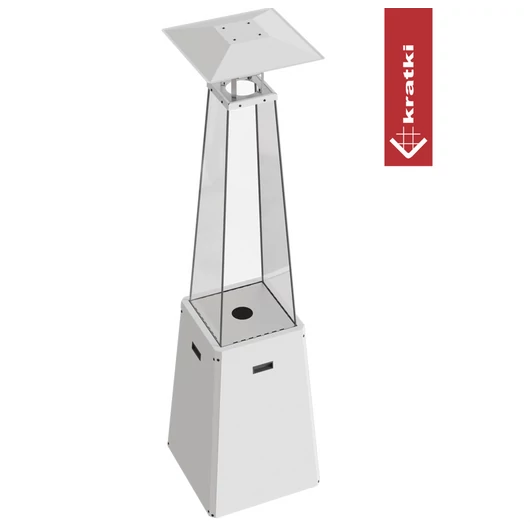 UMBRELLA KERET NÉLKÜLI TERASZMELEGÍTŐ FEHÉR