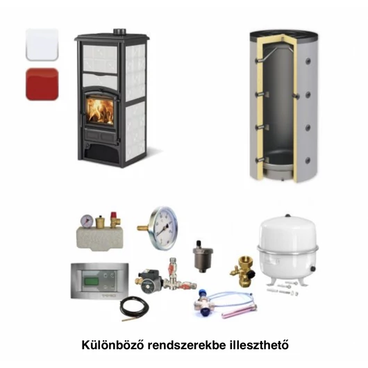LA NORDICA LORIET S DSA VÍZTERES KÁLYHA WHITE