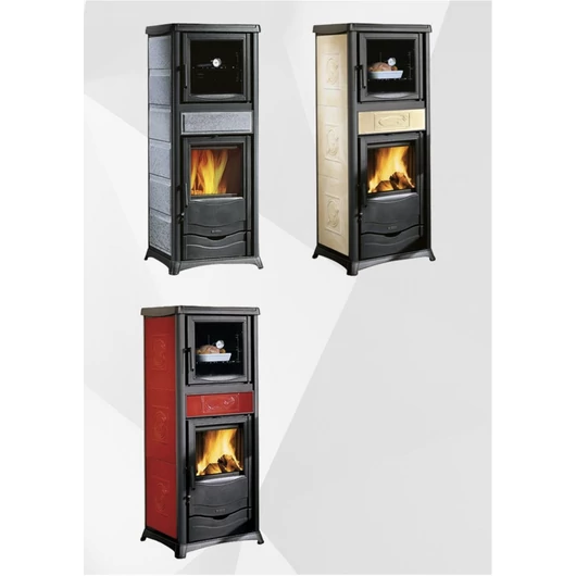 LA NORDICA TERMOROSSELLA PLUS FORNO DSA 4.0 VÍZTERES KÁLYHA BORDEAUX
