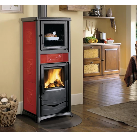 LA NORDICA TERMOROSSELLA PLUS FORNO DSA 4.0 VÍZTERES KÁLYHA BORDEAUX