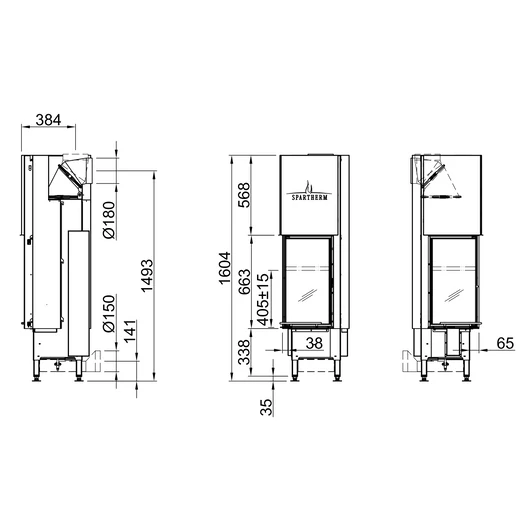 SPARTHERM ARTE 2LRh-66