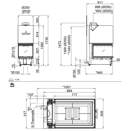 SPARTHERM ARTE U-70h