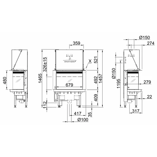 SPARTHERM LEAN 3RL 70H