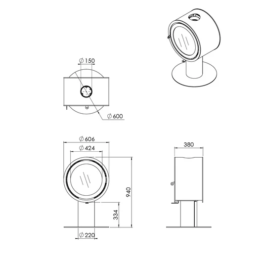 SPARTHERM ODIN TUNEL KÁLYHA