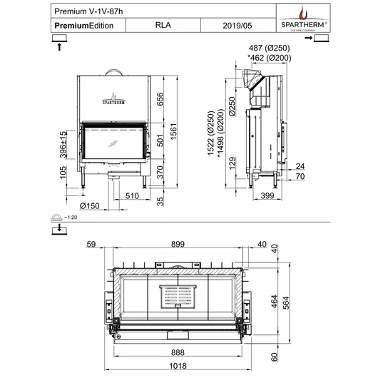 SPARTHERM PREMIUM V-1V-87h