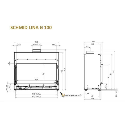 SCHMID LINA G 100 GÁZKANDALLÓ