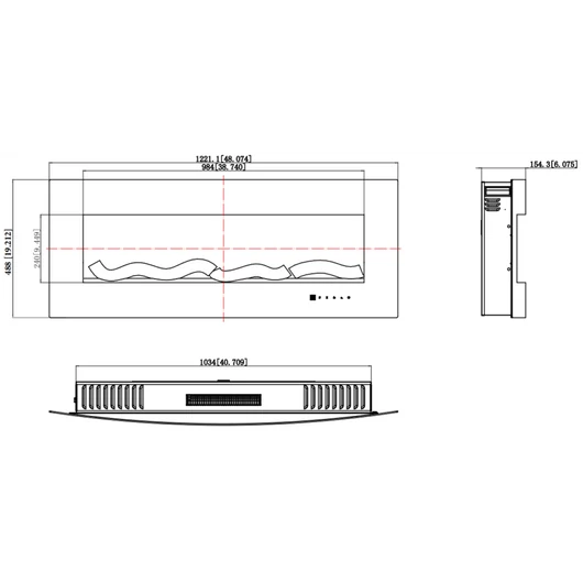 MALINS 122 FEHÉR ELEKTROMOS KANDALLÓ
