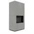 KRATKI FLOKI BOX 8 kW CEMENTO GRIGIO KANDALLÓ KŐ BURKOLATTAL FEKETE BELSŐVEL