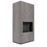 KRATKI FLOKI BOX 8 kW NATURALI GRIGIA KANDALLÓ KŐ BURKOLATTAL FEKETE BELSŐVEL