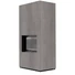 KRATKI FLOKI BOX 8 kW NATURALI GRIGIA KANDALLÓ KŐ BURKOLATTAL FEKETE BELSŐVEL