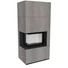 KRATKI FLOKI BOX 8 kW NATURALI GRIGIA KANDALLÓ KŐ BURKOLATTAL BALOS