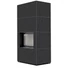 KRATKI FLOKI BOX 8 kW NATURALI NERO KANDALLÓ KŐ BURKOLATTAL 