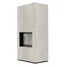 KRATKI FLOKI BOX 8 kW NATURALI PERLA KANDALLÓ KŐ BURKOLATTAL 