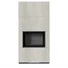 KRATKI FLOKI BOX 8 kW NATURALI PERLA KANDALLÓ KŐ BURKOLATTAL FEKETE BELSŐVEL