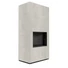 KRATKI FLOKI BOX 8 kW NATURALI PERLA KANDALLÓ KŐ BURKOLATTAL FEKETE BELSŐVEL