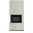 KRATKI FLOKI BOX 8 kW NATURALI PERLA KANDALLÓ KŐ BURKOLATTAL BALOS FEKETE BELSŐVEL