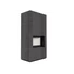 KRATKI FLOKI BOX 8 kW NATURALI PIETRA KANDALLÓ KŐ BURKOLATTAL 