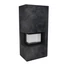 KRATKI FLOKI BOX 8 kW OSSIDO NERO KANDALLÓ KŐ BURKOLATTAL BALOS FEKETE BELSŐVEL