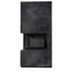 KRATKI FLOKI BOX 8 kW OSSIDO NERO KANDALLÓ KŐ BURKOLATTAL BALOS FEKETE BELSŐVEL