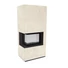KRATKI FLOKI BOX 8 kW OXIDE BIANCO KANDALLÓ KŐ BURKOLATTAL BALOS