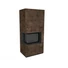 KRATKI FLOKI BOX 8 kW OXIDE MORO KANDALLÓ KŐ BURKOLATTAL BALOS FEKETE BELSŐVEL
