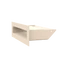 MINIMAL SZELLŐZŐRÁCS KRÉM  6x20cm  HÁTFALLAL