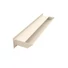 MINIMAL SZELLŐZŐRÁCS KRÉM  6x40cm  HÁTFALLAL SLIM