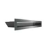 MINIMAL SZELLŐZŐRÁCS INOX 6x40cm  HÁTFALLAL SLIM