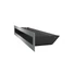 MINIMAL SZELLŐZŐRÁCS INOX 6x40cm  HÁTFALLAL SLIM