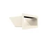 MINIMAL SZELLŐZŐRÁCS KRÉM  9x20cm  HÁTFALLAL
