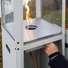 PATIO TERASZMELEGÍTŐ FEHÉR ÜVEG ELŐLAPPAL MANUÁLIS